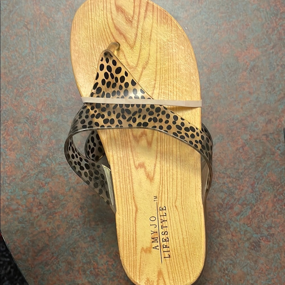 Leopard Print Sandals